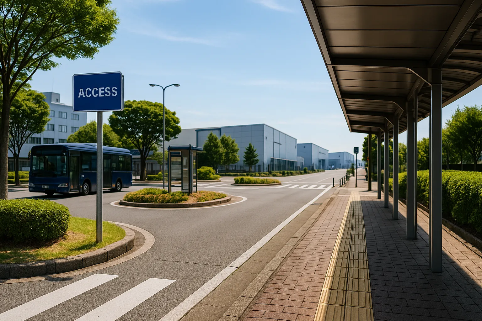 倉庫へのアクセスルートと最寄り駅